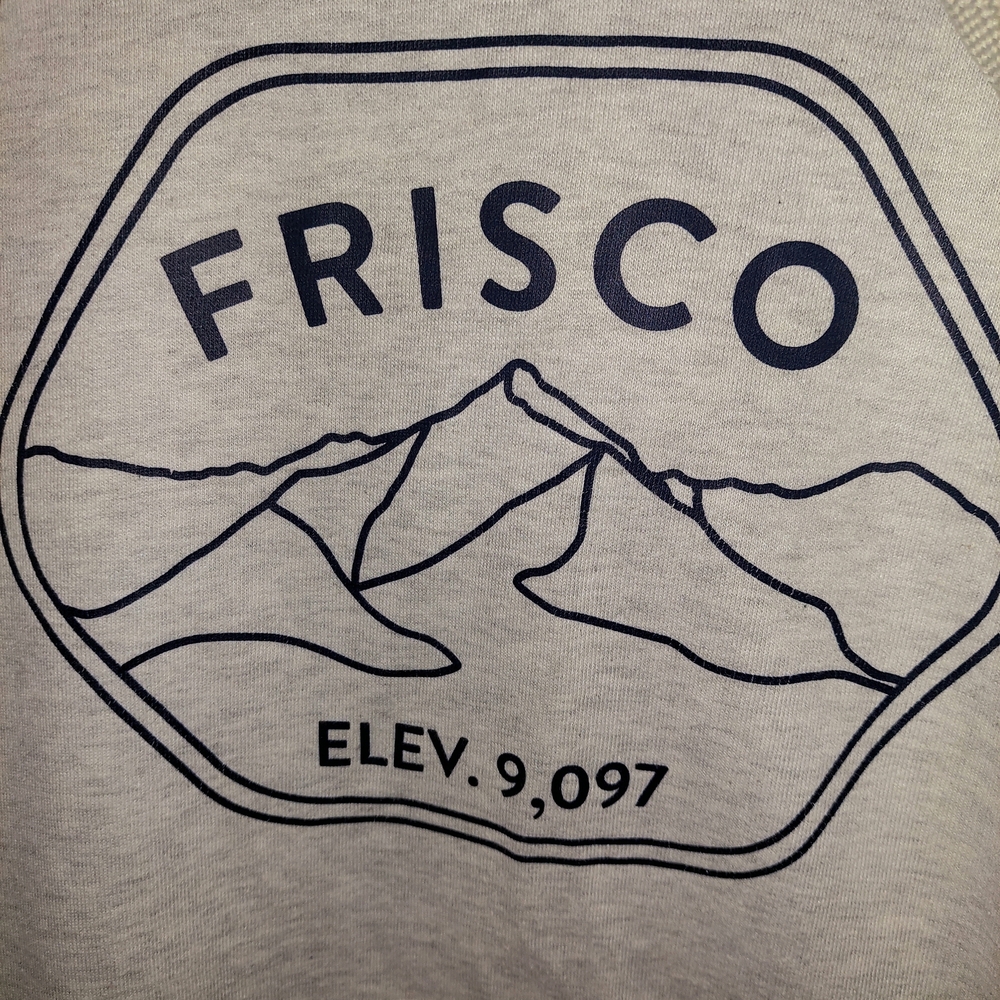 Unisex Frisco Colorado Hoodie Sz. S Snowboard Ski Hike